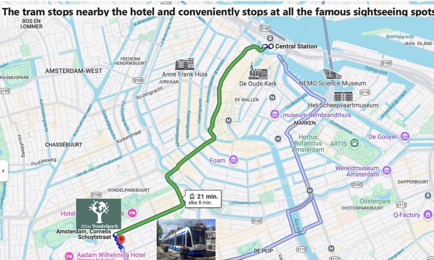 Hotel Atlas Vondelpark Амстердам Екстериор снимка